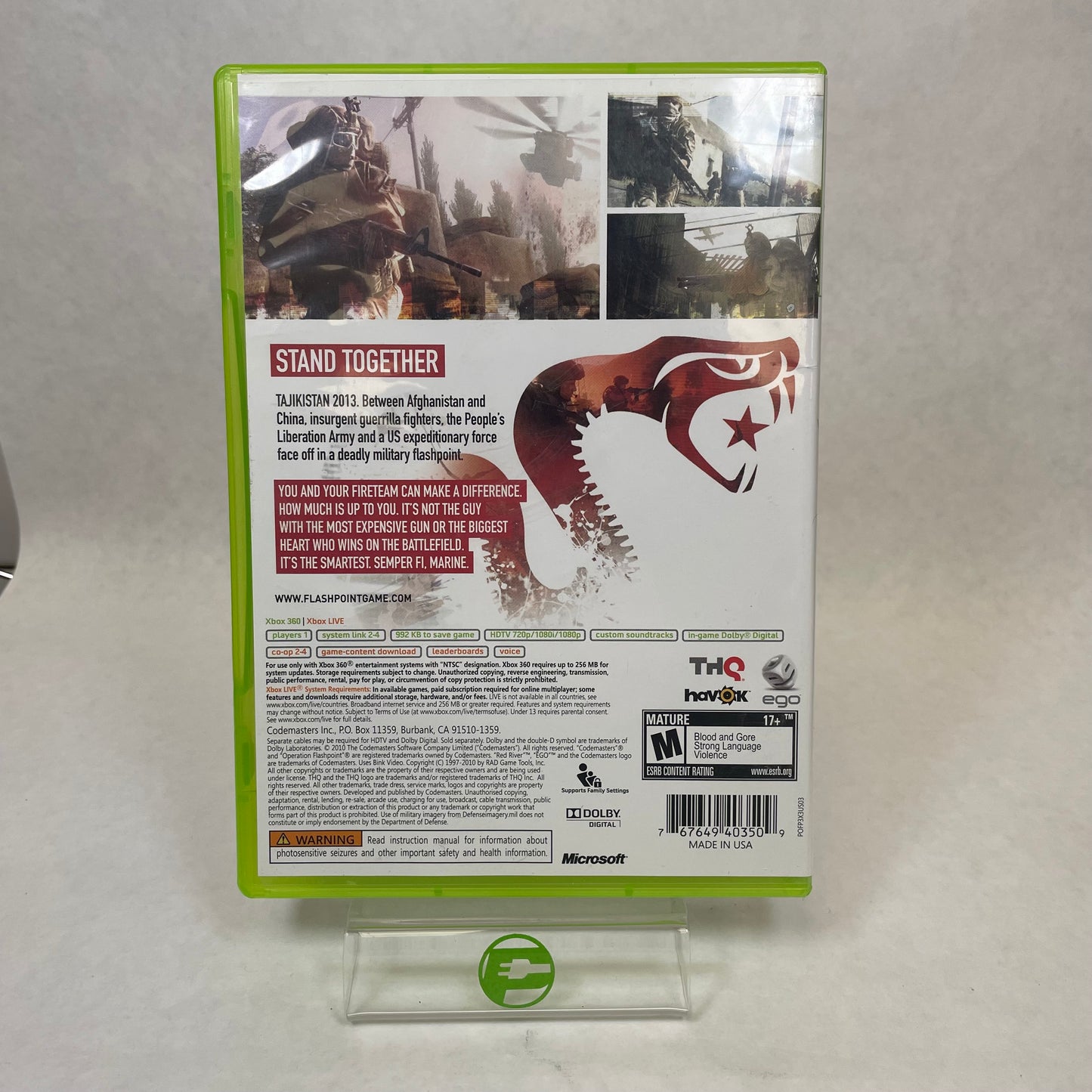 Operation Flashpoint: Red River (Xbox 360, 2010)