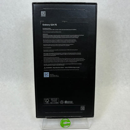 Verizon Samsung Galaxy S24 FE 8GB RAM 128GB SM-S721U Black