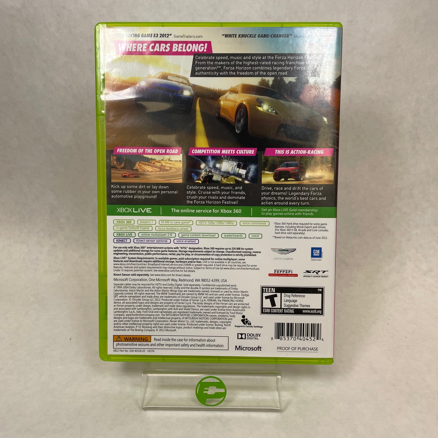 Forza Horizon (Microsoft Xbox 360, 2012)