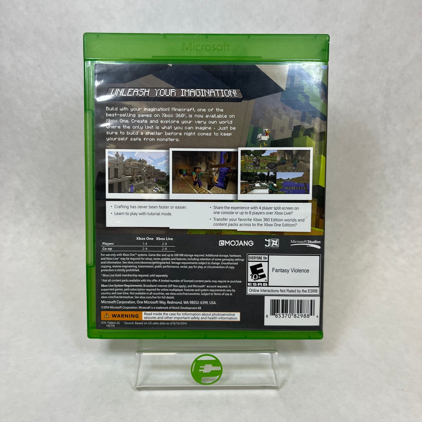 Minecraft Xbox One Edition (Microsoft Xbox, 2014)