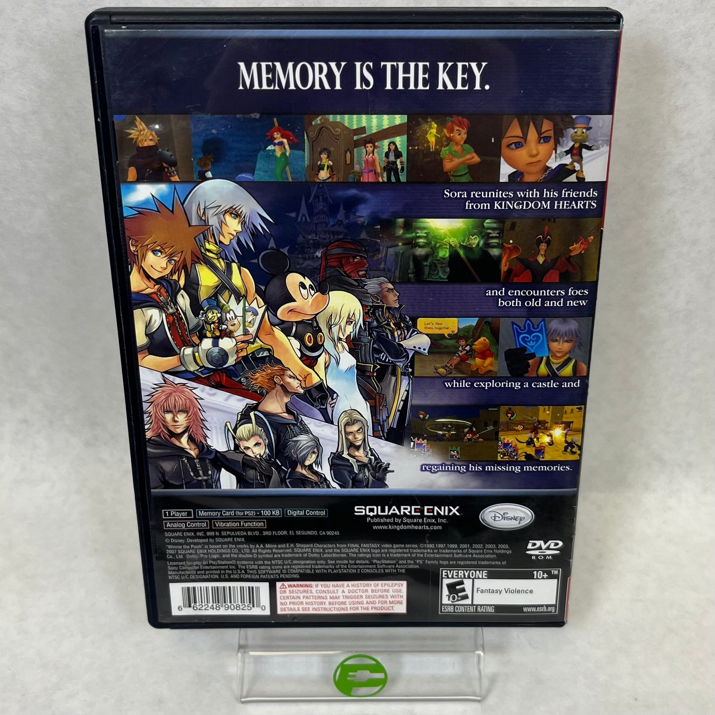 Kingdom Hearts Re: Chain Of Memories (Sony PlayStation 2 PS2, 2008)