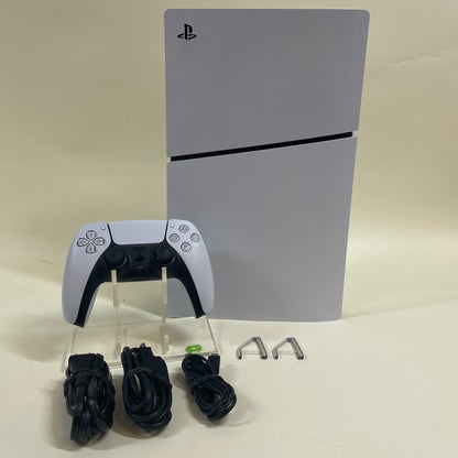 Sony PlayStation 5 Slim Disc Edition PS5 1TB White Gaming System CFI-2015