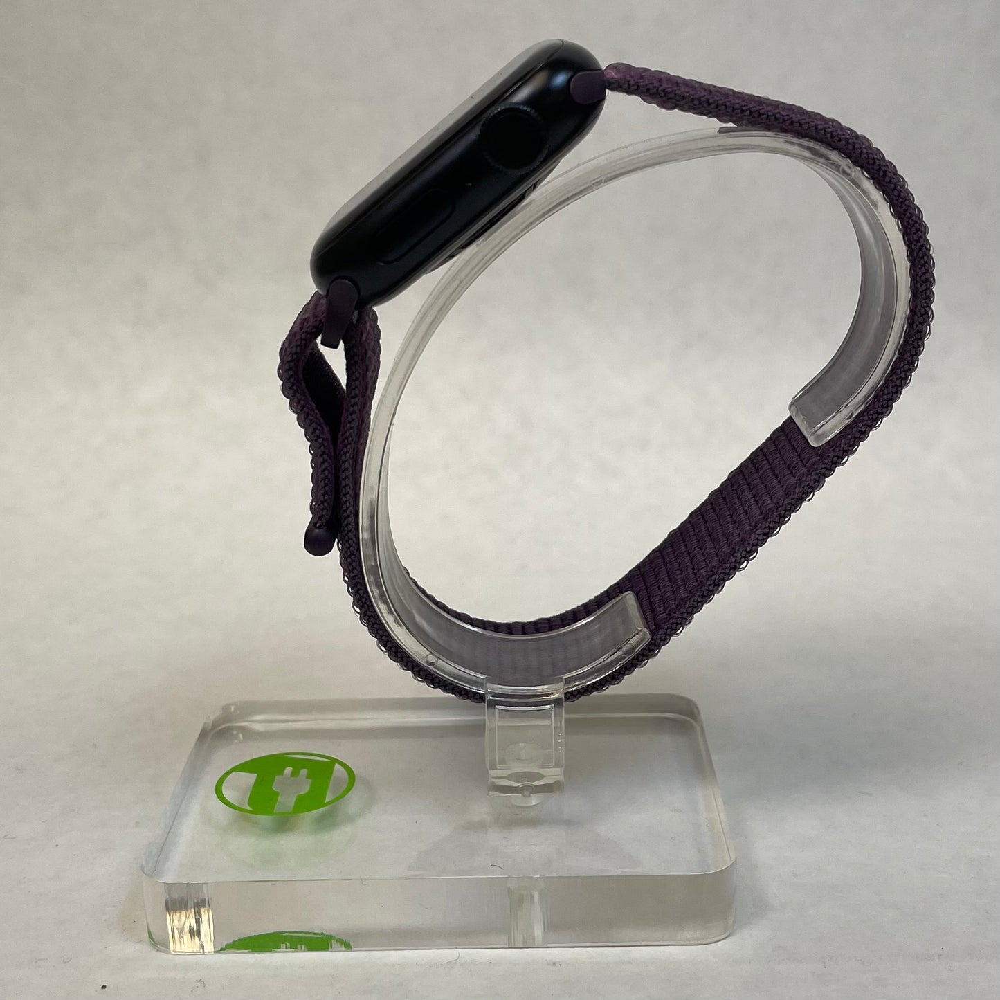 GPS Only Apple Watch Series 9 41MM Black Aluminum Plum Sport Loop MR8W3LL/A