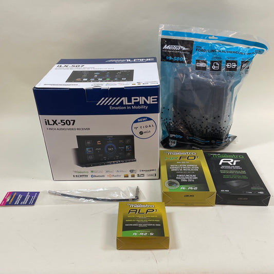 New Alpine iLX-507 7-Inch Audio Video Multimedia Receiver Apple CarPlay Android