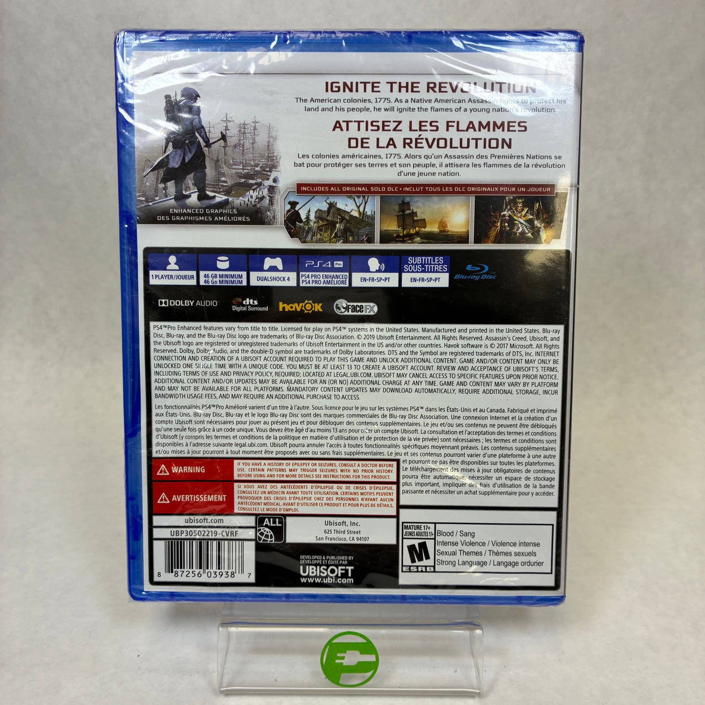 New Assassin's Creed III Remastered (Playstation 4, 2019)