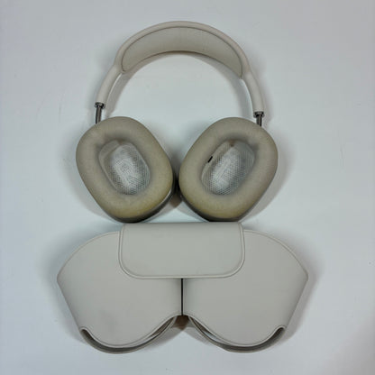 Apple AirPods Max USB-C Wireless Over-Ear Headphones Starlight MWW53AM/A A3184
