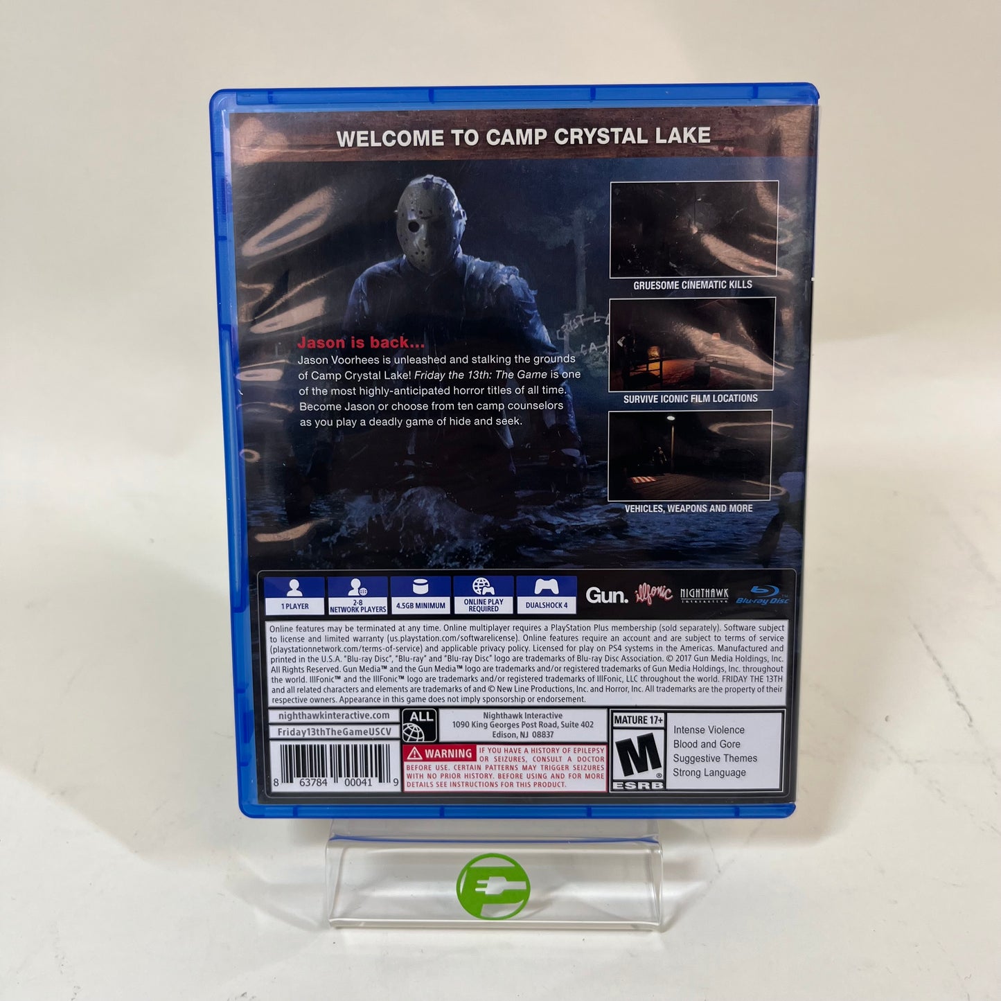 Friday The 13th The Game (Sony PlayStation 4 PS4, 2017)