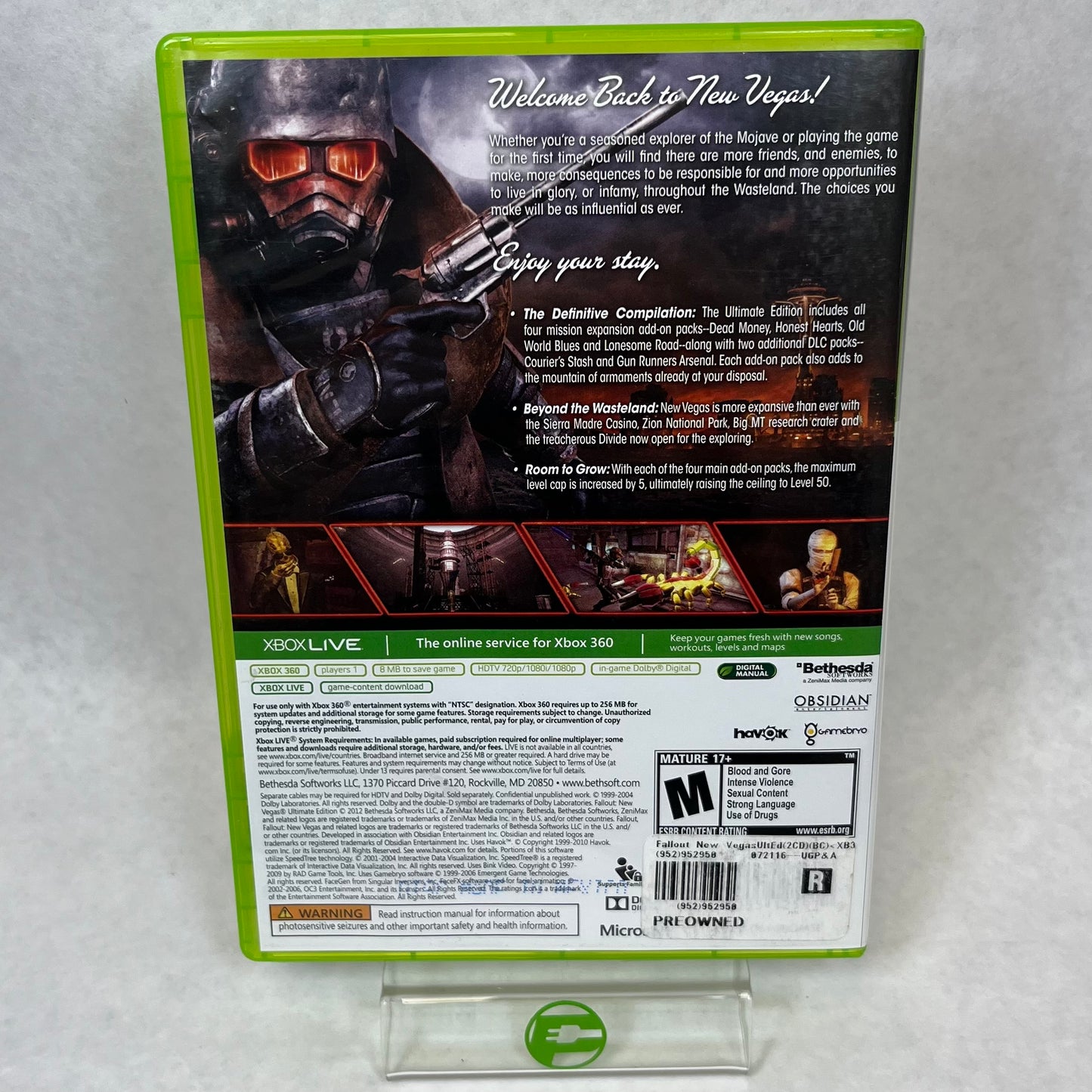 Fallout: New Vegas [Ultimate Edition] (Xbox 360, 2012)