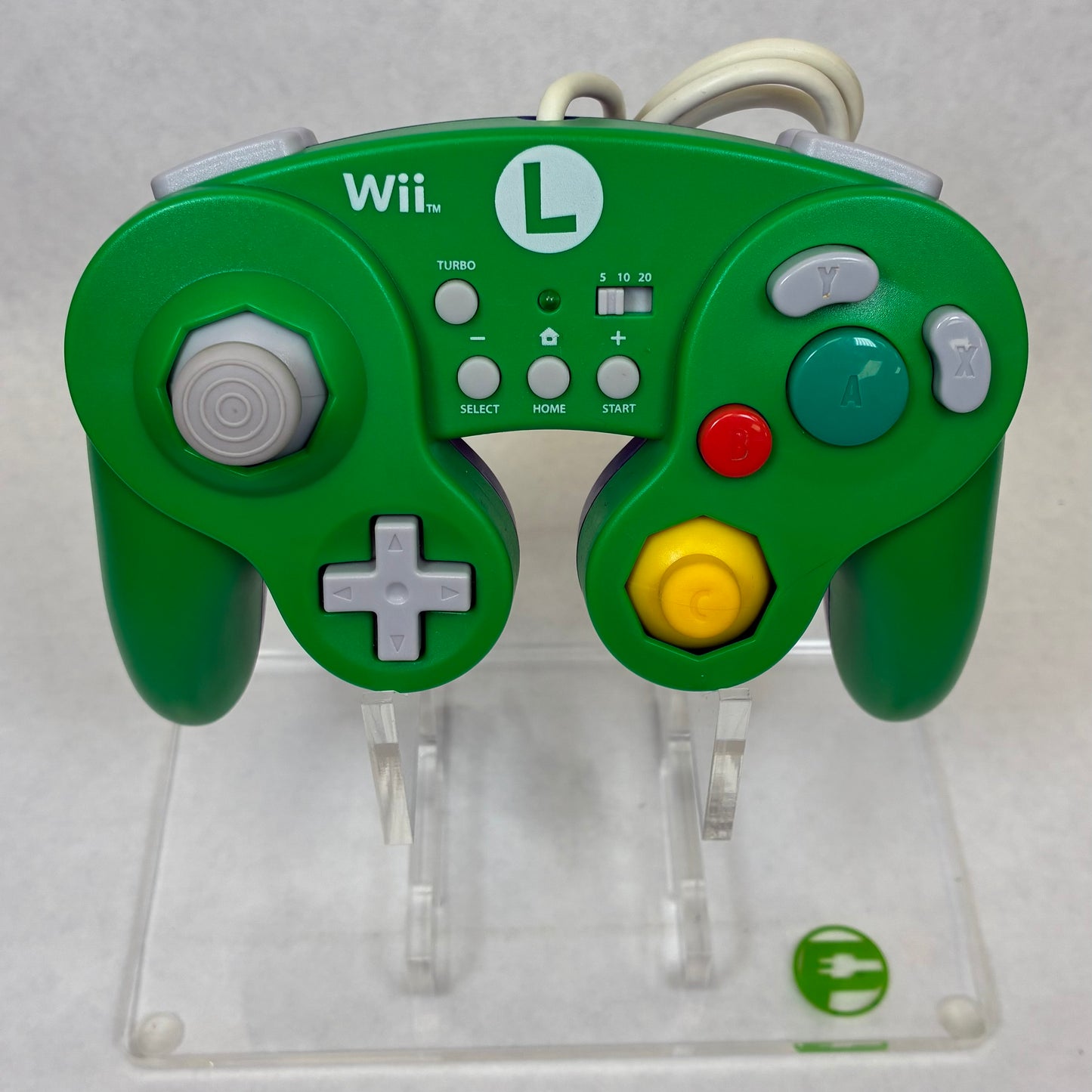 Hori GameCube Controller For WiiU Luigi Green WIU-075