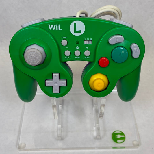 Hori GameCube Controller For WiiU Luigi Green WIU-075