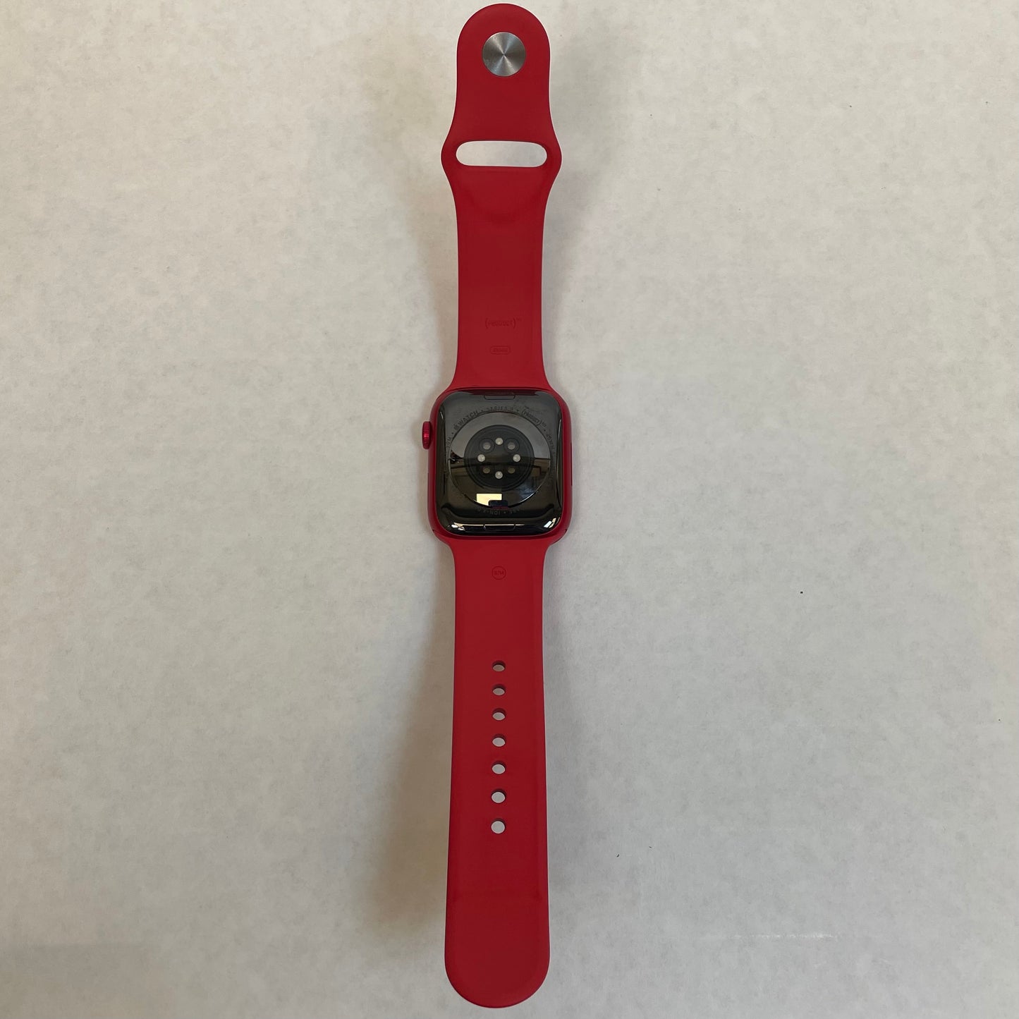 Unlocked Apple Watch Series 9 45MM Product Red Aluminum Red Sport Band MRYE3LL/A