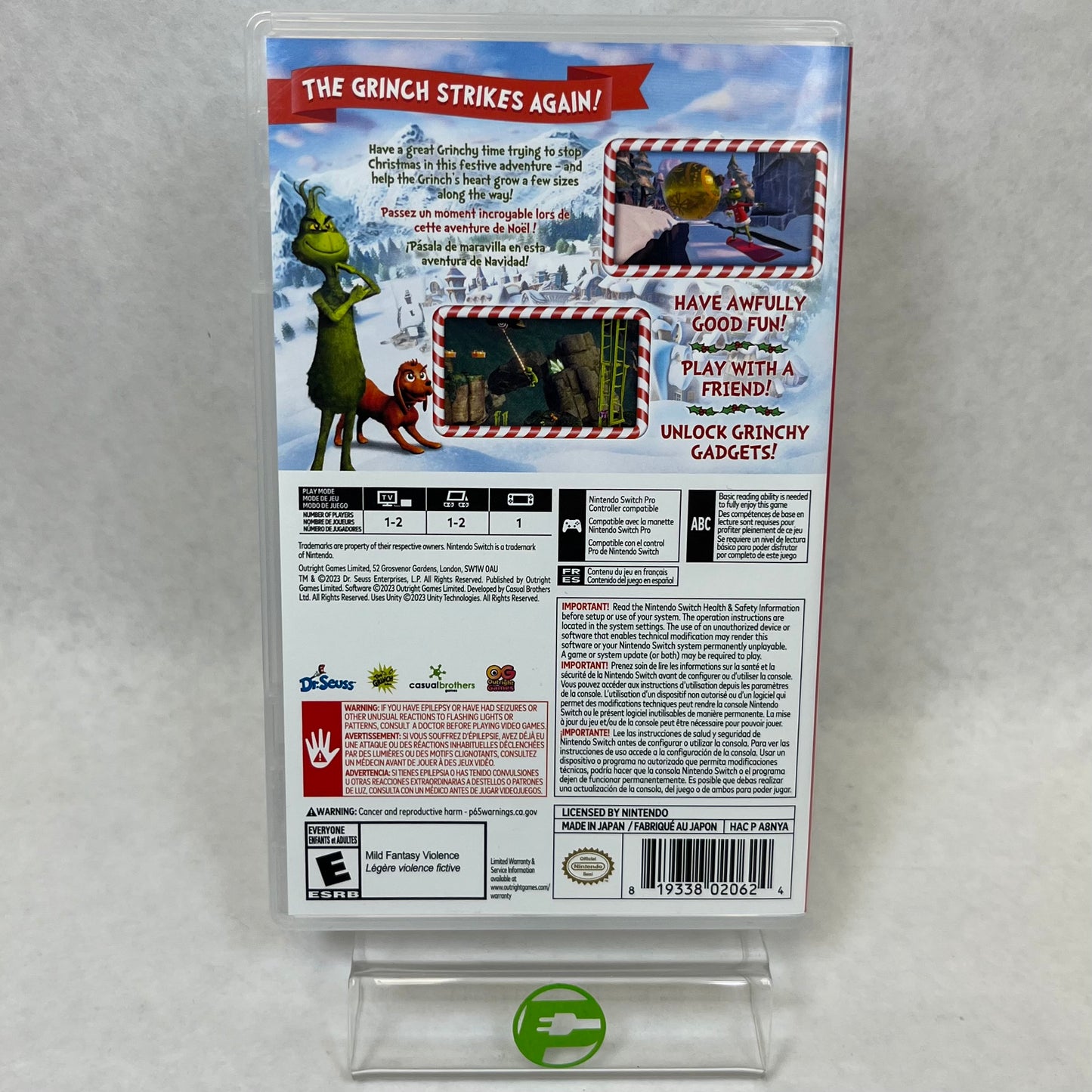 The Grinch Christmas Adventures [Holiday Edition] (Nintendo Switch, 2025)