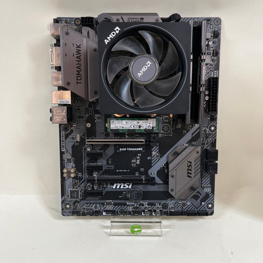 MSI B450 TOMAHAWK AM4 ATX Ryzen 7 3700x Intel NVMe 1TB SSD T Force Vulcan Z DDR4