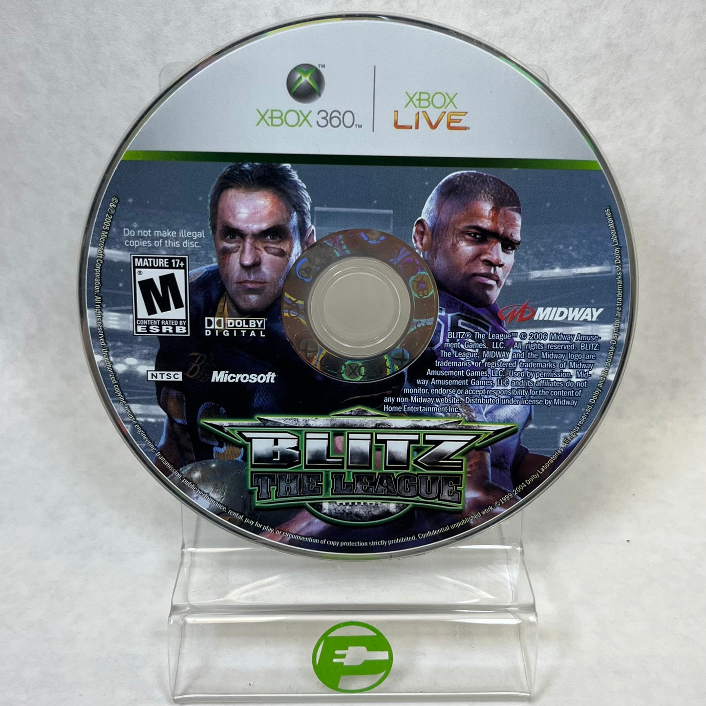 Blitz The League (Xbox 360, 2005) Disc Only