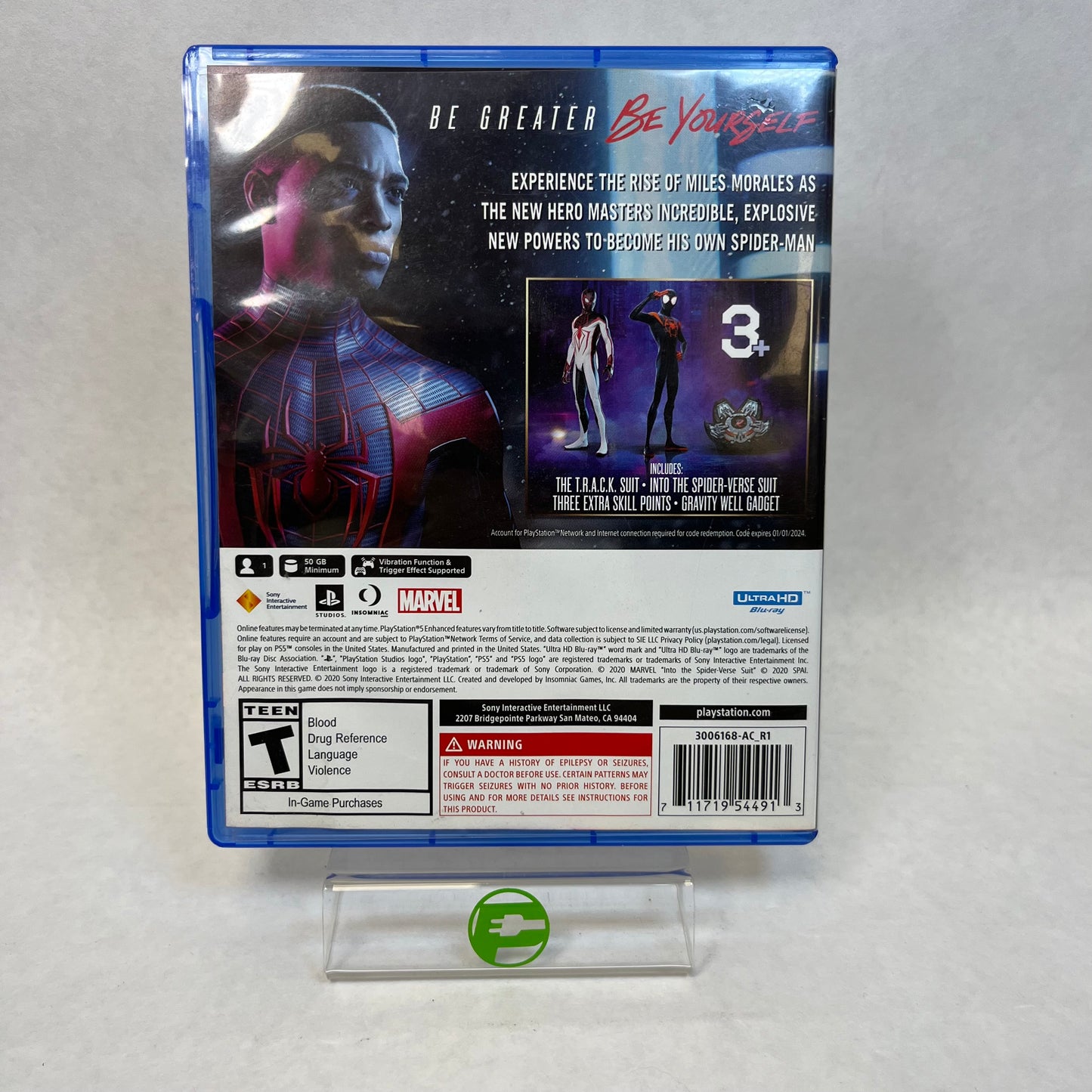 Marvel Spiderman: Miles Morales [Launch Edition] (Sony PlayStation 5 PS5, 2020)
