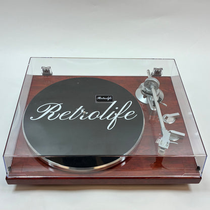 Retrolife High-Tech Belt-Driven Turntable System Record Player HQ-KZ006