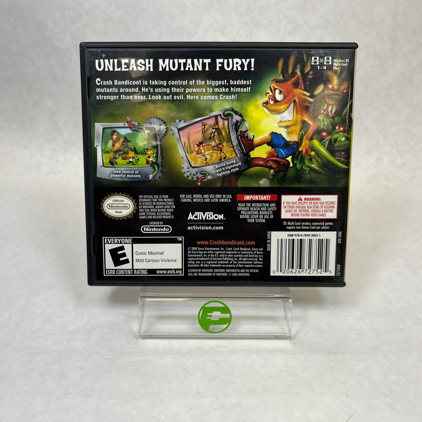 Crash Mind Over Mutant (Nintendo DS, 2008)