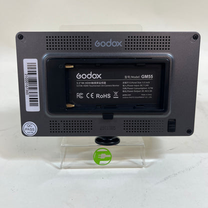 Godox GM55 ON-Camera Monitor 5.5'' 4K HDMI Touchscreen On-Camera Monitor 