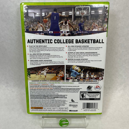 NCAA Basketball 10 (Xbox 360, 2009)