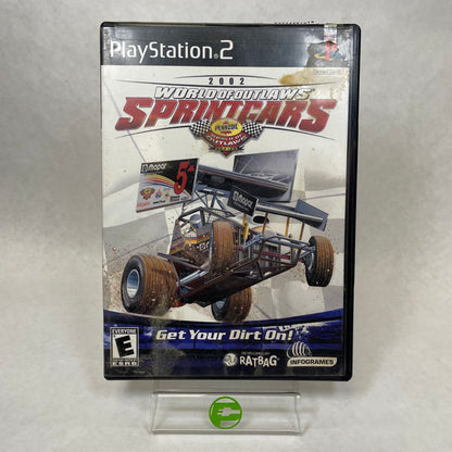 World of Outlaws Sprint Cars 2002 (Sony PlayStation 2 PS2, 2002)