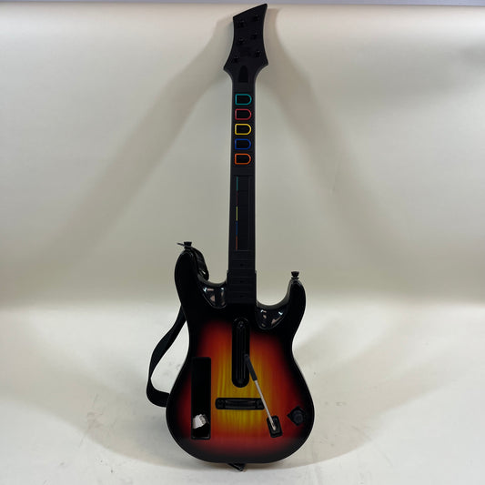 Red Octane Guitar Hero World Tour Sunburst Wireless Guitar 95455.805 Wii