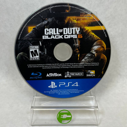 Call Of Duty: Black Ops 6 (Sony PlayStation 4 PS4, 2024) Disc Only