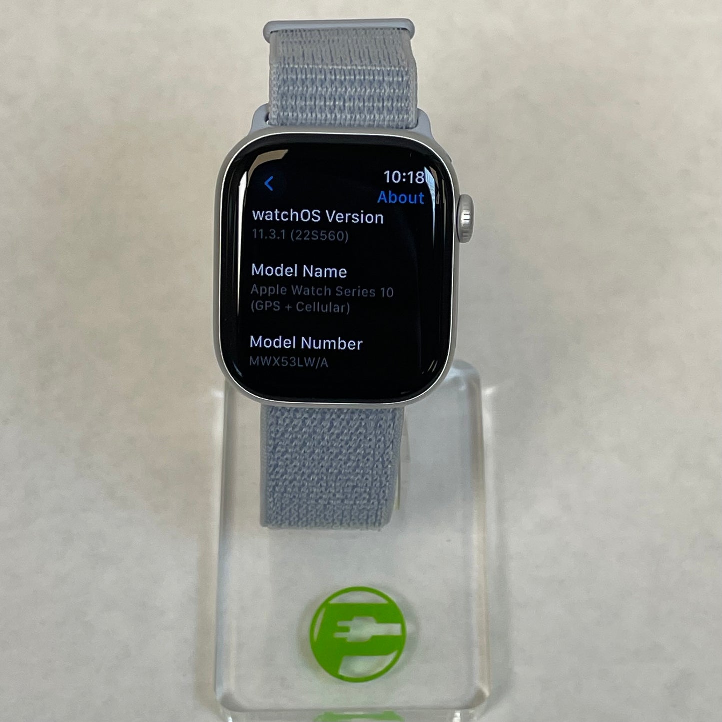Unlocked Apple Watch Series 10 42MM Aluminum Periwinkle Sport Loop MWX53LW/A