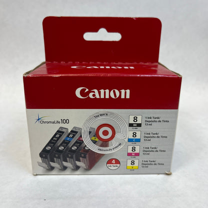 New Canon Chromalife 100 0620B010[AB] Black and Tri-Color Toner Cartridge