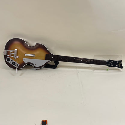 Rockband Beatles Hofner Bass Guitar Brown PSGTS3 For Playstation 3 PS3 NO DONGLE