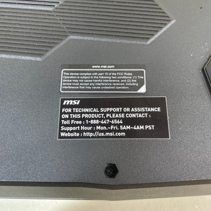 MSI Crosshair 15 A11UCK 15.6" i7-11800H 2.3GHz 16GB RAM 512GB GeForce RTX 3050