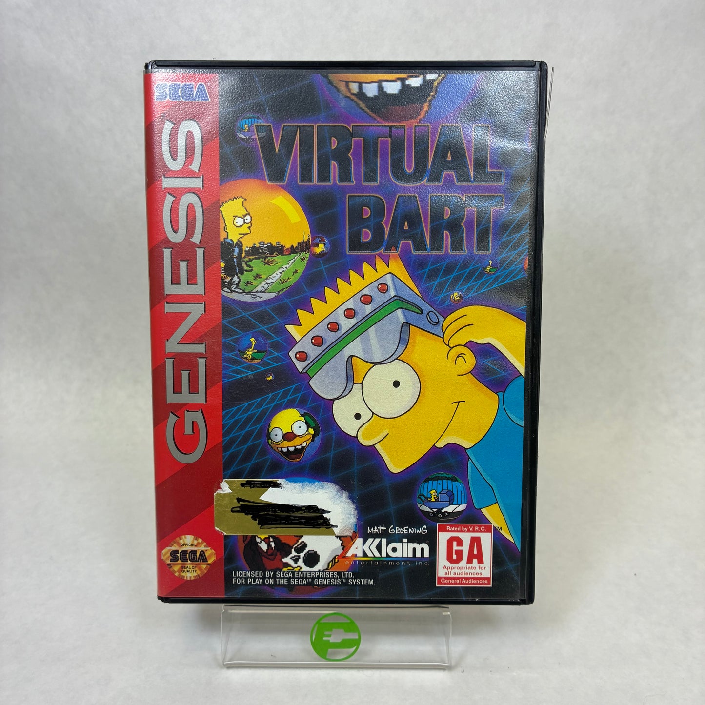 Virtual Bart (Sega Genesis, 1994)