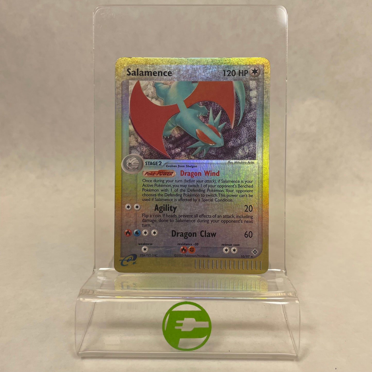Pokémon TCG EX Dragon Salamence 10/97 Reverse Holo English