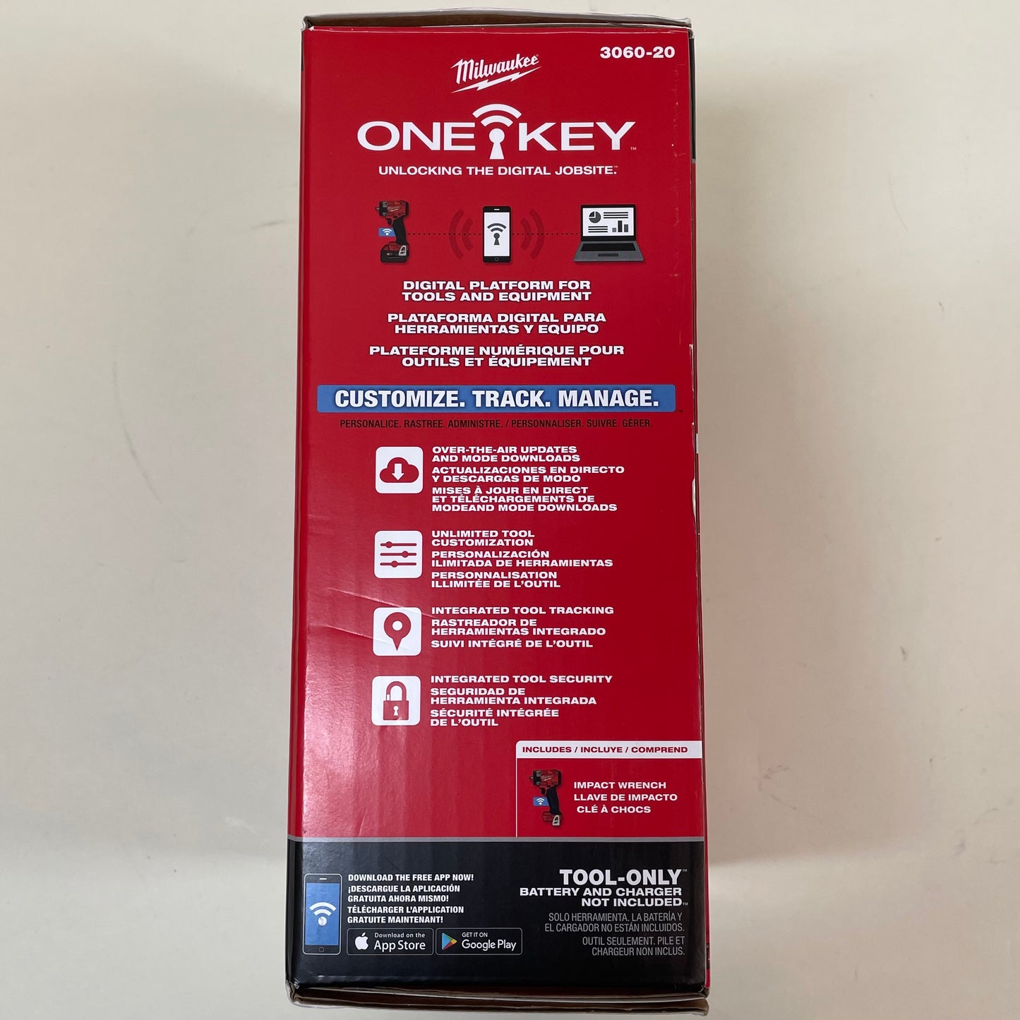 Milwaukee 3060-20 M18 18V 3/8" Friction Ring Controlled Torque Impact Wrench