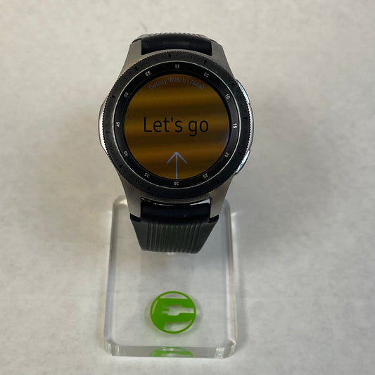 Unlocked Original Samsung Galaxy Smart Watch Aluminum Smartwatch SM-R805U Silver