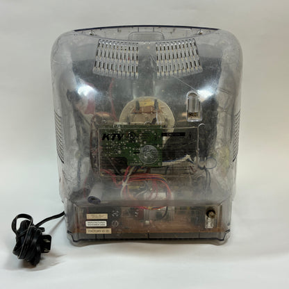 KTV 13" 13CLR-VR Transparent Prison Analog CRT 480p 13 Inch Color TV RARE