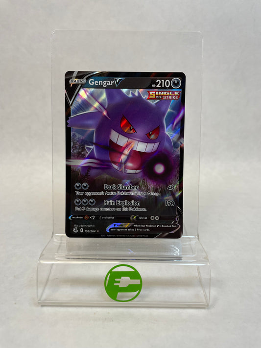 Pokémon TCG Fusion Strike Gengar V Ultra Rare 156/264 English