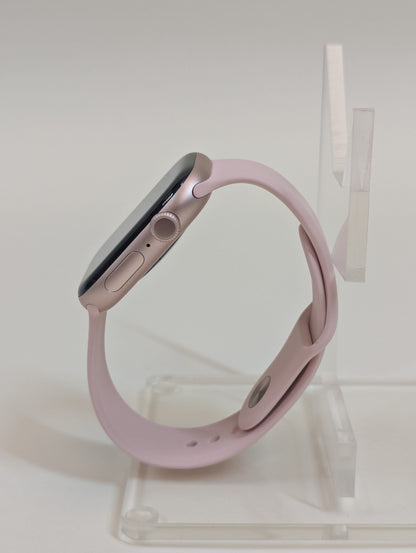 GPS Only Apple Watch Series 10 46MM GOLD Aluminum Pink Sport Band MWX23LW/A