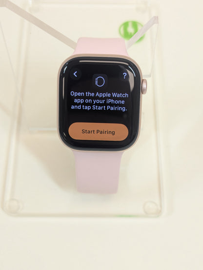 GPS Only Apple Watch Series 10 46MM GOLD Aluminum Pink Sport Band MWX23LW/A